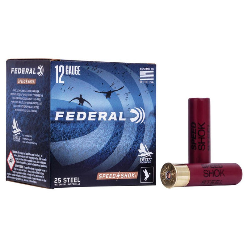 FEDERAL SPEED-SHOK HIGH VELOCITY STEEL 12GA 3-1/2