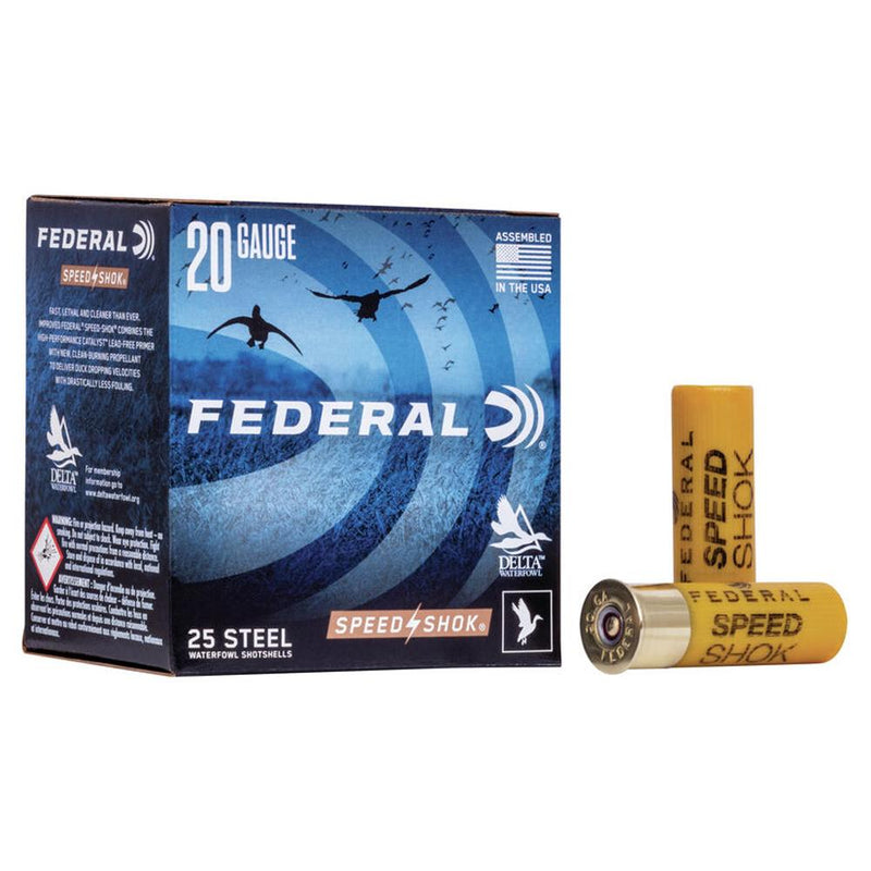 FEDERAL SPEED-SHOK HIGH VELOCITY STEEL 20GA 2-3/4