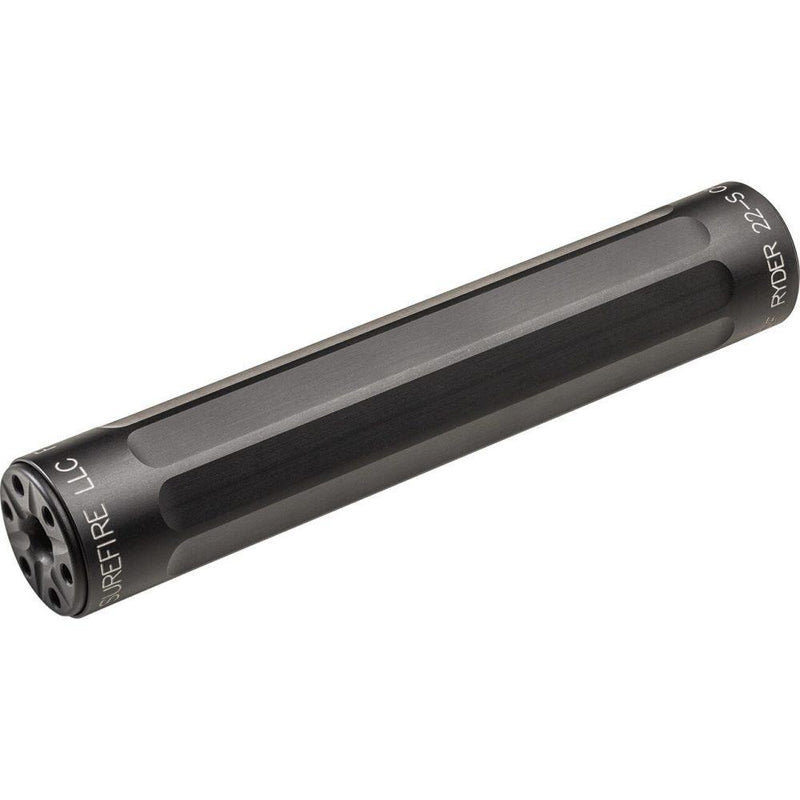 SureFire SF Ryder 22-S  Suppressor .22 LR/.22 WMR/.17 HMR Direct Thread 1/2-28 Stainless Steel Black