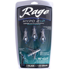 Rage Hypo 2 +P  Broadheads 125 gr 1.75