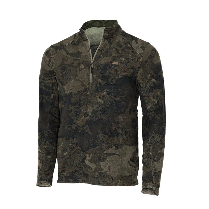Muddy DV8 Quest Midweight Quarter Zip Sweatshirt Veil Canyon Grey M