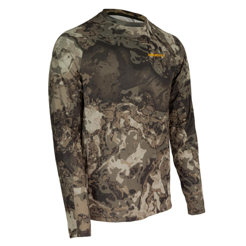 Muddy Base Layer Crew Long Sleeve Shirt Veil Canyon Grey 2XL