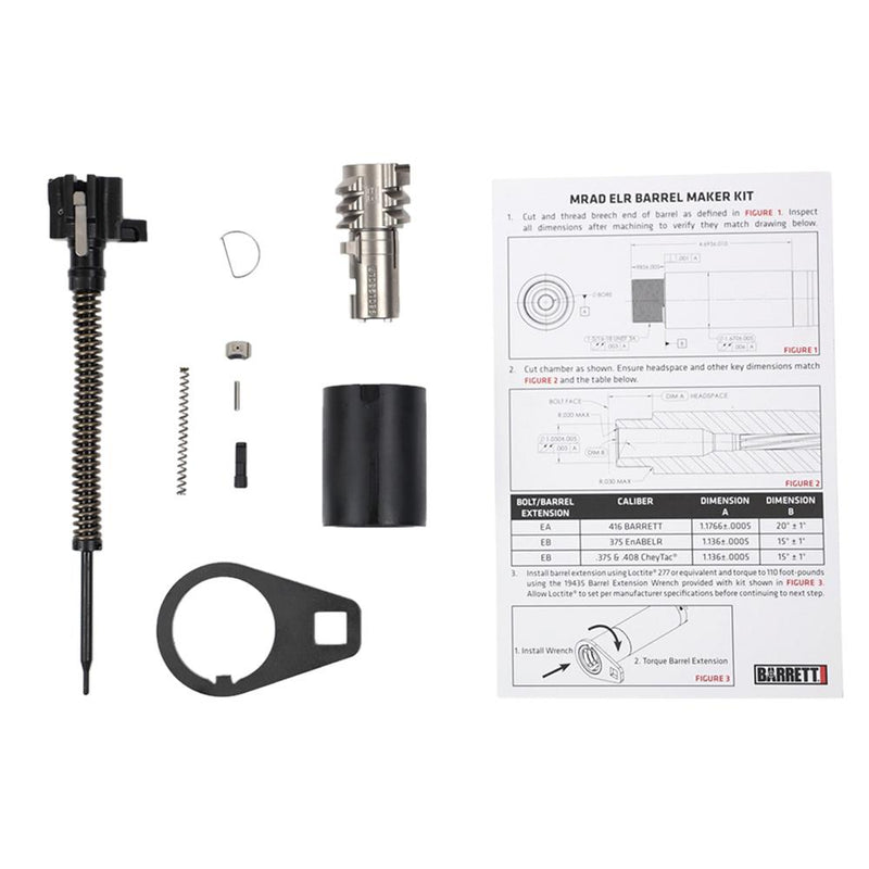 Barrett MRAD ELR Barrel Maker Kit .375 EnABELR 