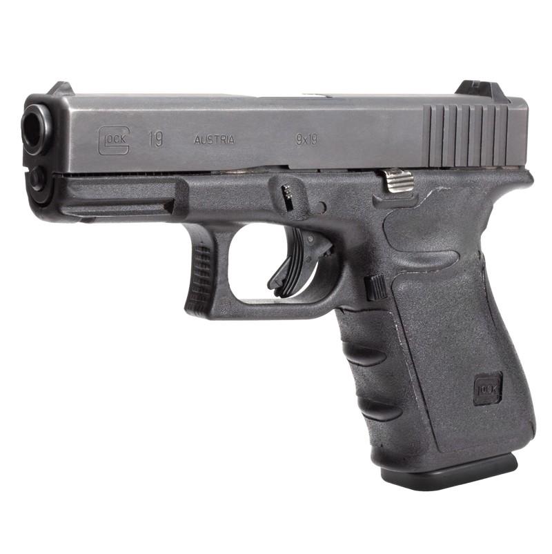 Hogue Wrapter Rubber Adhesive Grip for GLOCK Gen 3 Models 17 17L 18 22 24 31 34 35 37 - Black