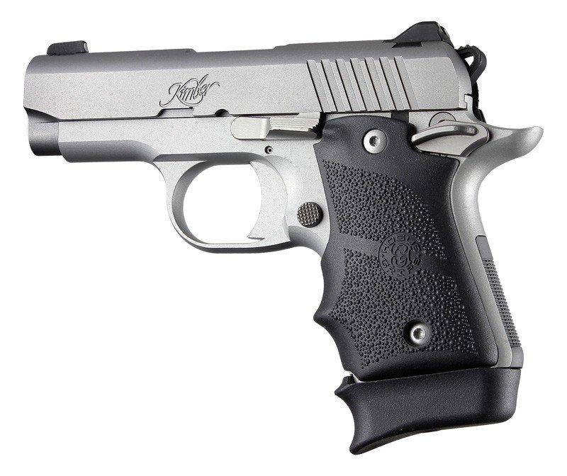 Kimber Micro 9 Ambi Safety Rubber Grip with Finger Grooves Black