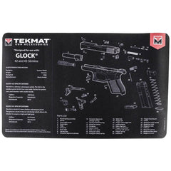 Tekmat Handgun Cleaning Mat for Glock 42/43 11