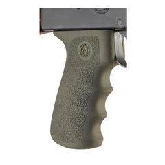Hogue AK-47 Rubber Grips with Finger Grooves - OD Green
