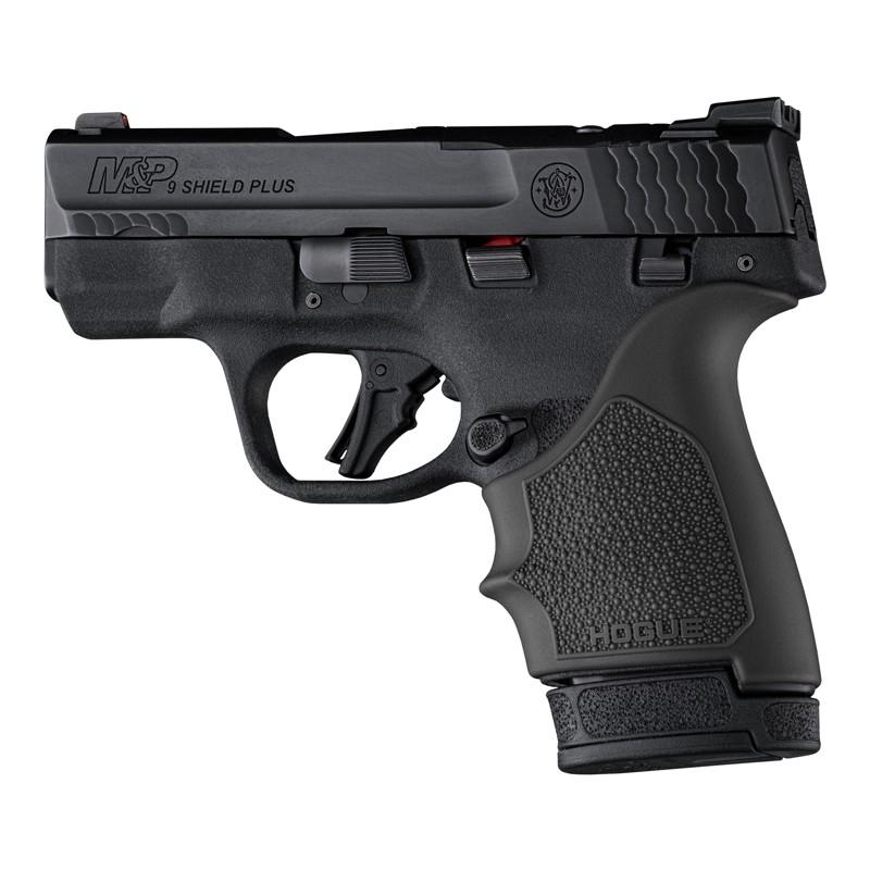 Hogue HandAll Beavertail Handgun Grip Sleeve for S&W M&P 9 Shield Plus Black
