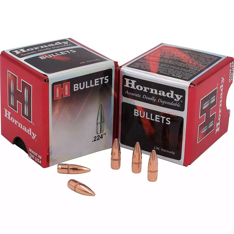 Hornady Traditional / FMJ Rifle Bullets .22 cal .224