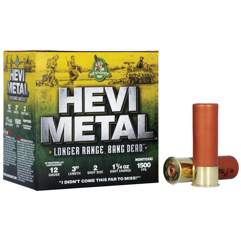 HEVI-Shot HEVI-Metal Longer Range Shotshell 12ga 3