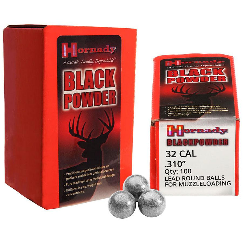 Hornady Lead Round Ball .32 cal .310