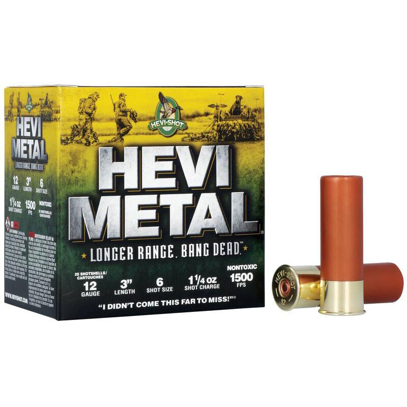 HEVI-Shot HEVI-Metal Longer Range Shotshell 12ga 3