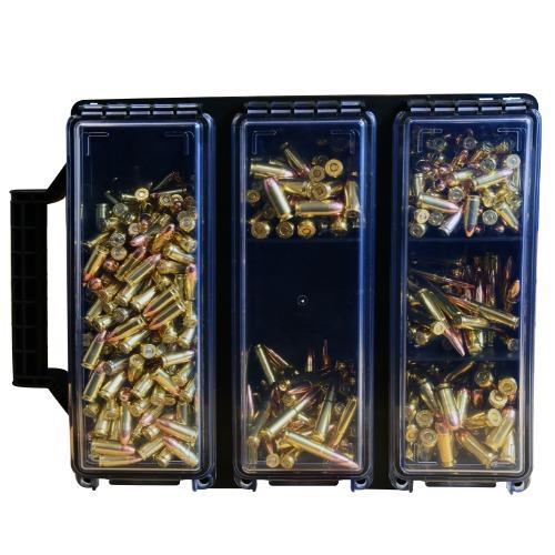Berrys Ammo Can Tri-Can Utility Box - Black