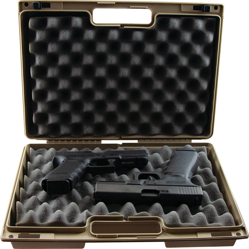 Berry's Double Pistol Case (Tan) L: 15