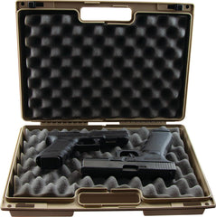 Berry's Double Pistol Case (Tan) L: 15