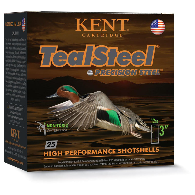 Kent Teal Steel Shotshells 12ga 2-3/4