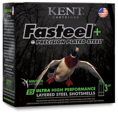 Kent Fasteel + Precision Plated Steel Waterfowl Shotshells 12ga 3