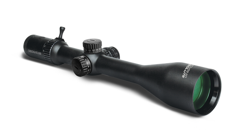 Konus Absolute Rifle Scope 5-40x56 Zoom 30mm SFP 550 Ballistic Reticle Illum - Black
