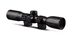 Konus KONUSFIRE 4x32mm Rifle Scope w/.22 Dovetail Mounting Rings 30/30 Reticle Black Matte