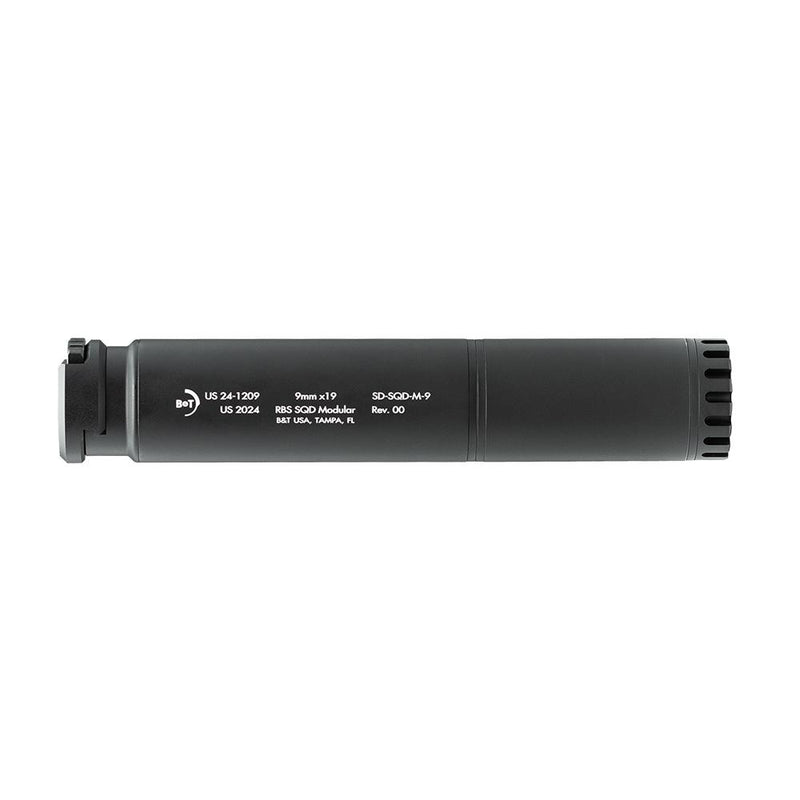 B&T SQD-M Suppressor 9mm Luger QD Black