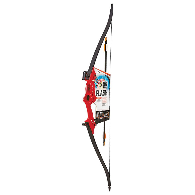 Bear Archery Traditional Youth Bow Flash 18lb Ambidextrous Red