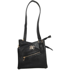 Bulldog Cross Body Style Conceal Carry Purse W/ Holster Small Black