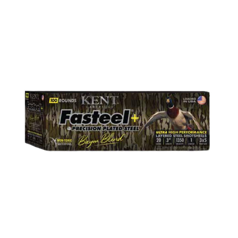 Kent Fasteel+  Precision Plated Steel Bayou Blend Shotshells 20ga 3