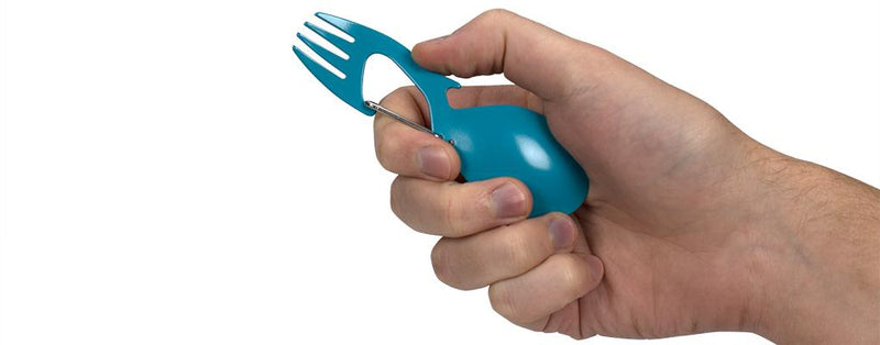 Kershaw Ration Teal Eating Utensil / Multi-Tool - 4-3/5