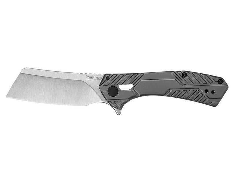 Kershaw Static Knife with Flipper Open / Stainless Steel Handle - 2-4/5