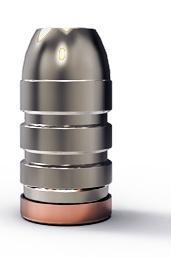 Lee Round Flat Nose Rifle Mould - Double Cavity (Handles Included) .309