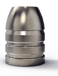 Lee Round Flat Nose Pistol Mould - Double Cavity (Handles Included) .452