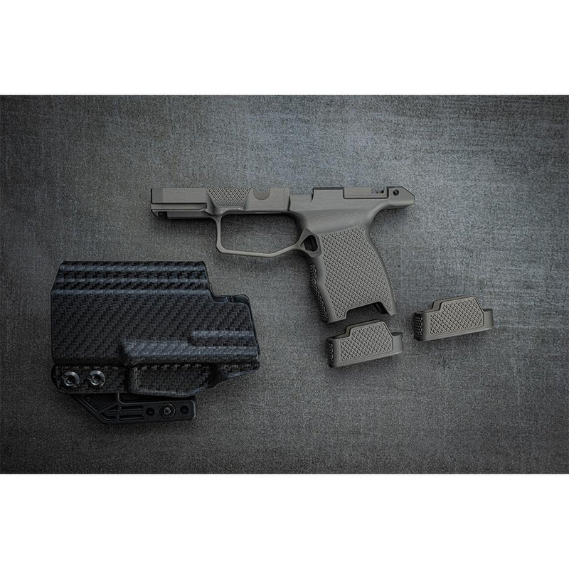 Juggernaut JT P365 Grip Module with Manual Safety and Two 10rd XL Base Plates Grey