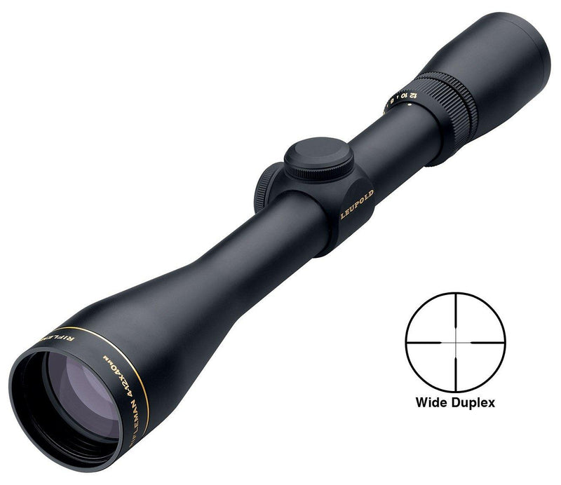 BLEMISHED Leupold Rifleman Rifle Scope - 4-12x40mm Wide Duplex 19.9-9.4' 4.9-3.7