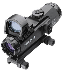 BLEMISHED Leupold Mark 4 HAMR Rifle Scope with DeltaPoint (Incl. Flat Top Mount) - 4x24mm Illum. CM-R2 & 3.5 MOA 32' 2.7