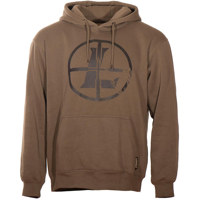 Leupold Distressed Reticle Hoodie Otter 2XL