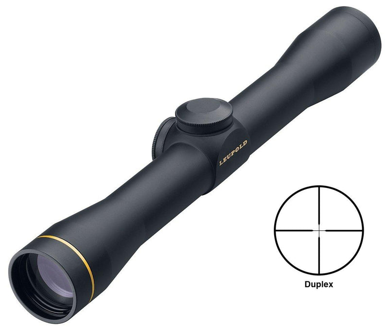 BLEMISHED Leupold Fixed Power FX-II Eye Relief Scout Rifle Scope - 2.5X28mm Duplex 22' 9.3