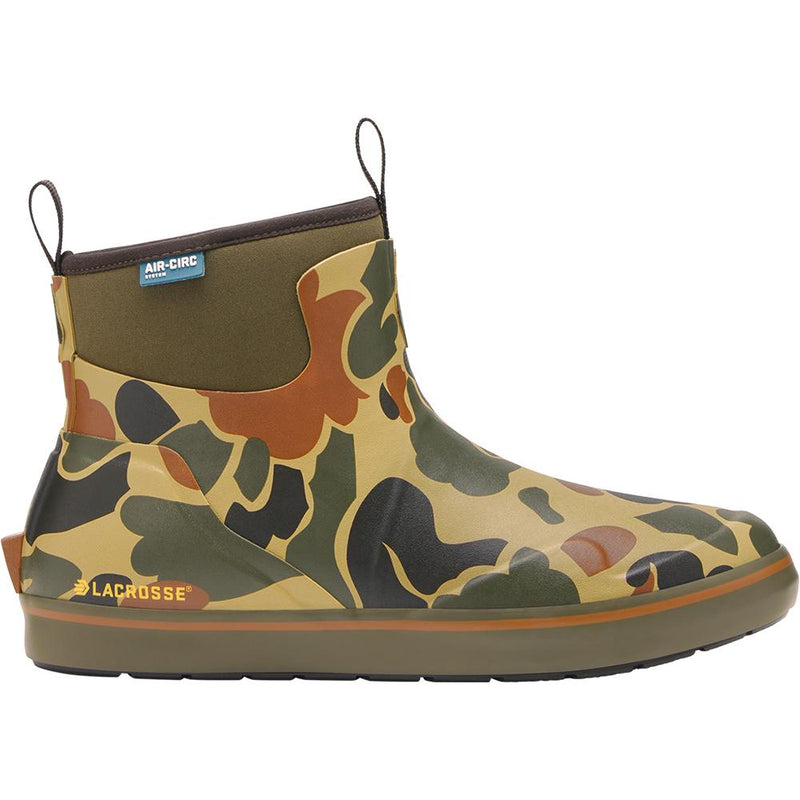 LaCrosse Alpha Deck Boot 6'' Hardwoods Duck Camo Men's Size 12M