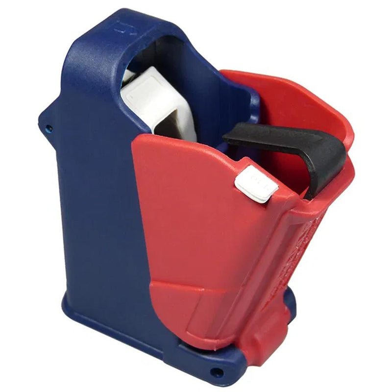 Maglula LULA Loader and Unloader — 9mm Luger / .45 ACP Red White Blue