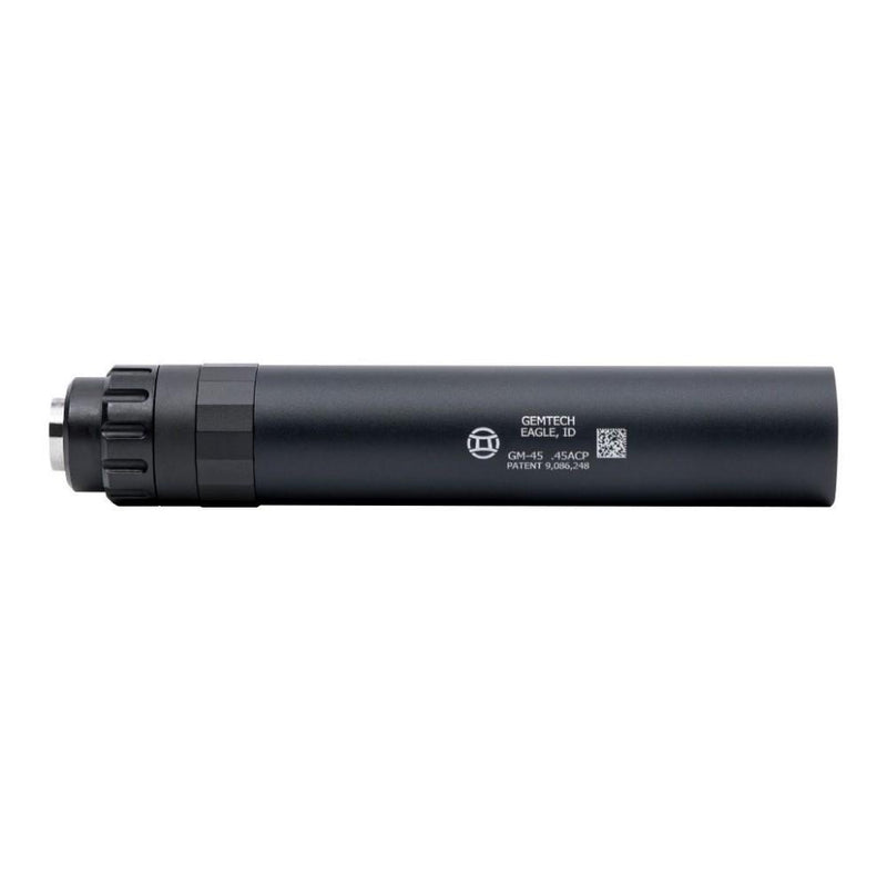 Gemtech GM-45 Silencer .45 ACP .578-28 Includes Lid USED