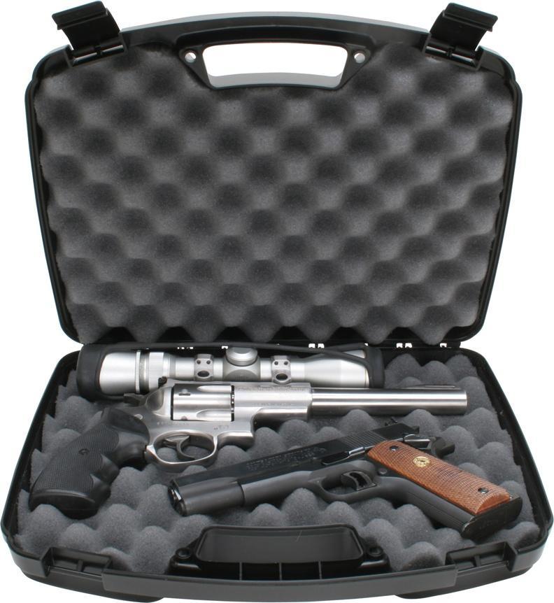 MTM Snap-Latch Two 2 Pistol Case for Up to 8