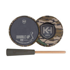 Knight & Hale Double Up Slate/Glass Pot Turkey Call LBTL Series Mossy Oak Greenleaf