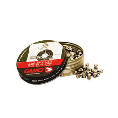 GAMO PELLET 177CAL FLAT NOSE MATCH 500/TIN 7.5GR