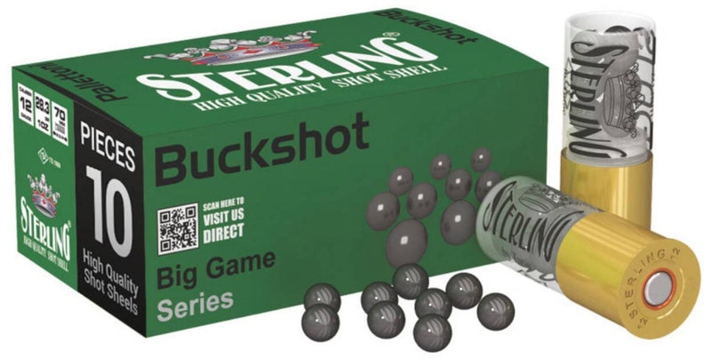 GO STERLING BIG GAME 12GA 00BUCK #9 10/20