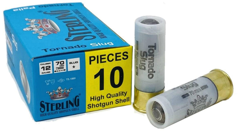 GO STERLING BIG GAME 12GA TORNADO SLUG 10/20
