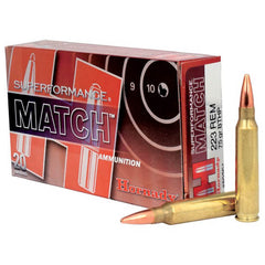 HORN SUPERFORMANCE MATCH 223REM 75GR BTHP 20/10