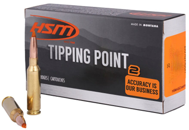 HSM TIPPING POINT 2 6.5CREED 140GR SST 20/25