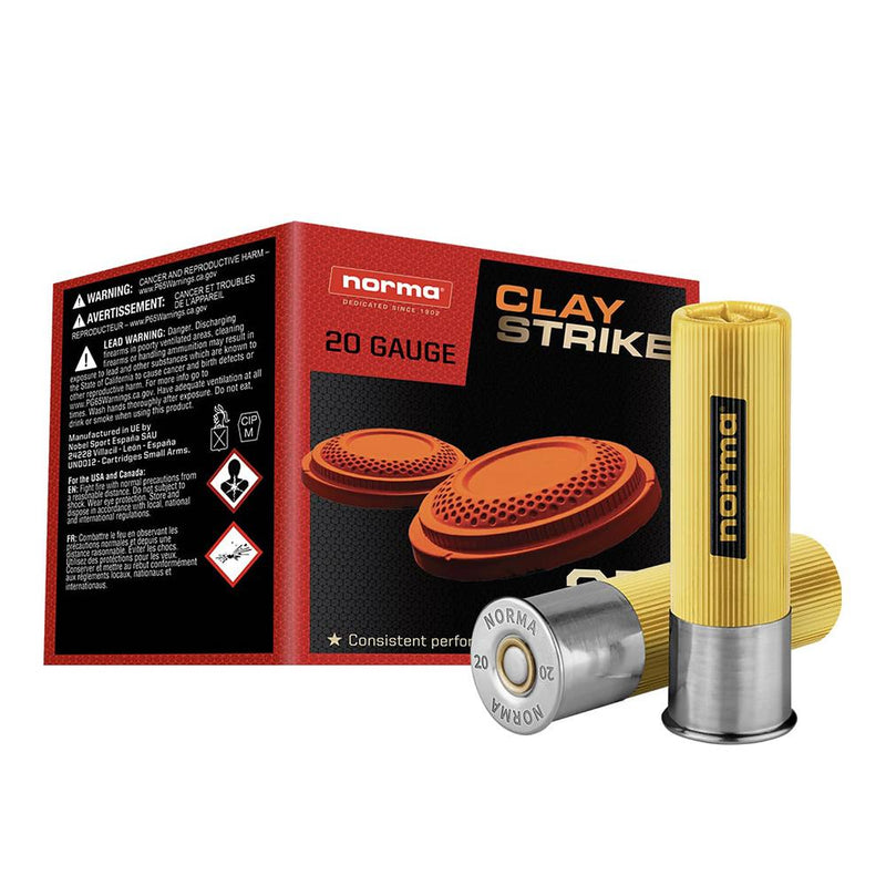 Norma CLAYSTRIKE Shotshells 20ga 2-3/4