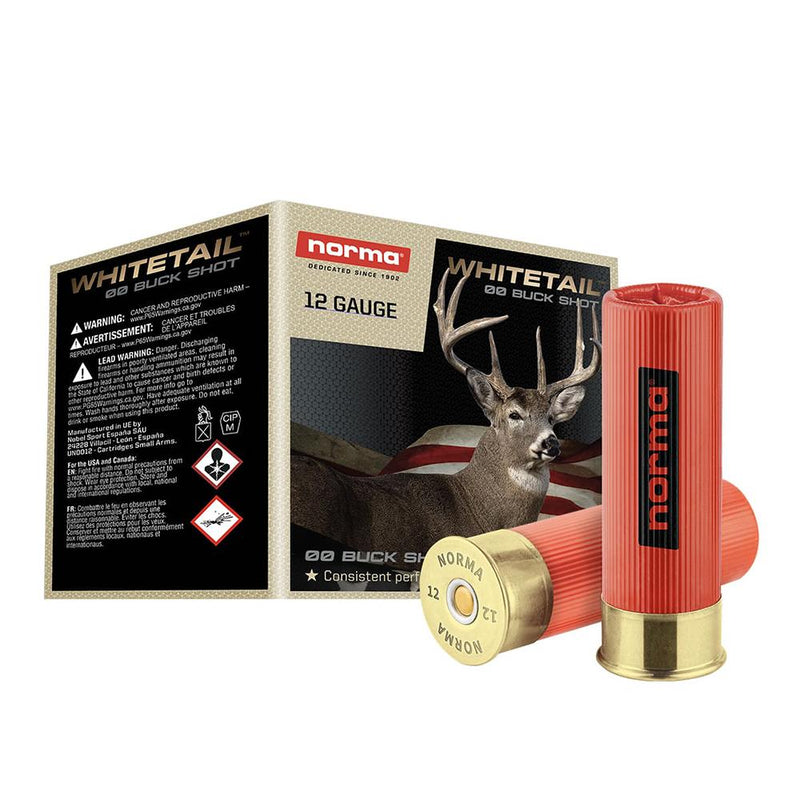Norma WHITETAIL Shotshells 12ga 2-3/4