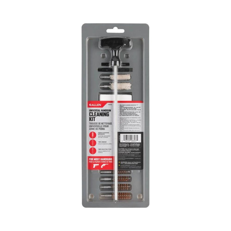 Allen Universal Handgun Cleaning Kit .22 to .45 Cal 10