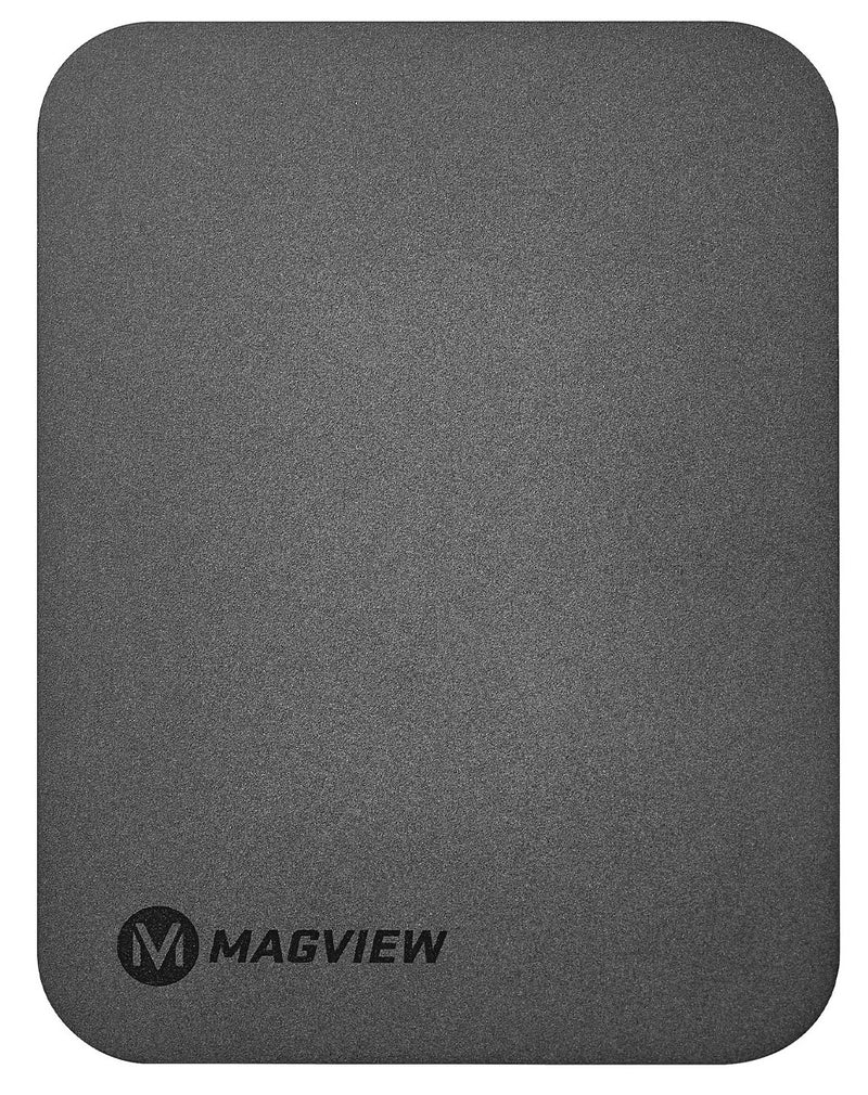 Magview Phone Plate Pack — 3 Matte Black Stainless Steel Plates